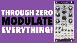 Video thumbnail for Joranalogue Generate 3 // Through Zero Modulate EVERYTHING! // Eurorack multiphonic signal generator by DivKid