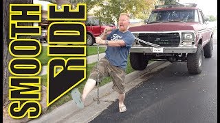 How to TOW with a CHAIN smoothly FLAT TOWING rope