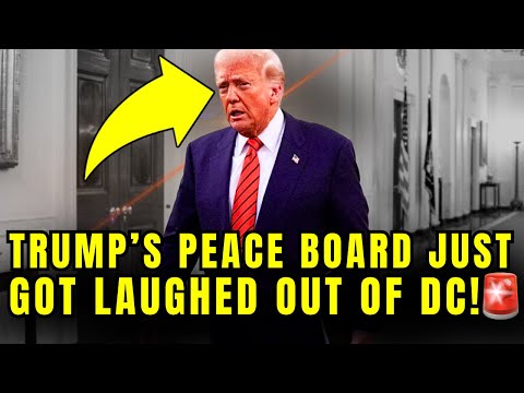 🚨Reporters Just BURST OUT Mocking Trump's IRONIC New "PEACE BOARD"
