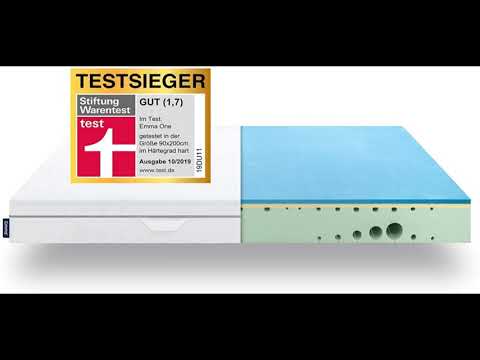 Matratzen Testsieger EMMA One Matratze TESTSIEGER Stiftung Warentest 10/2019