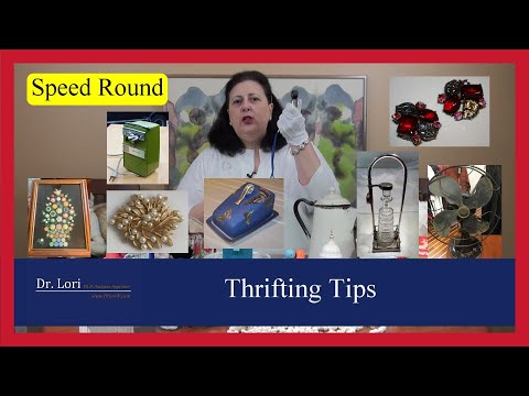 How to Find Thrift Shop Bargains - Jewelry, Glass, Bottles, Buttons, more by Dr. Lori