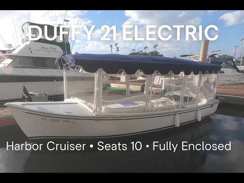 DUFFY CLASSIC 21 ELECTRIC | Quiet Harbor Cruiser • by South Mountain Yachts (949) 842-2344
