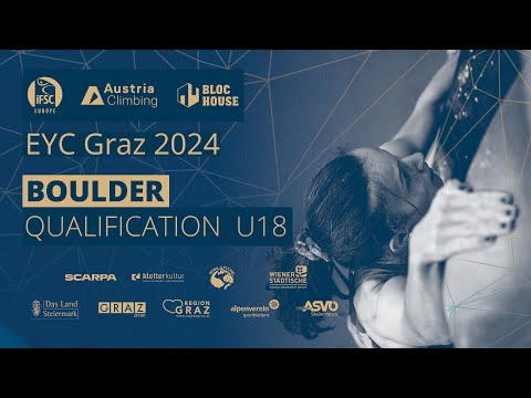IFSC Bouldering QUALIFICATION U18 - European Youth Cup - Graz (AUT) 2024