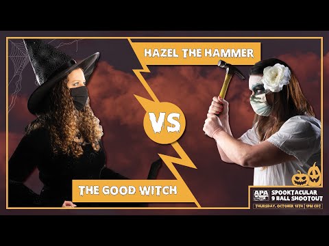 2020 APA Spooktacular 9-Ball Shootout - Hazel the Hammer VS the Good Witch