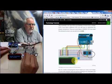 LESSON 20: Ultrasonic Sensor and LCD on Arduino for Distance Measurements