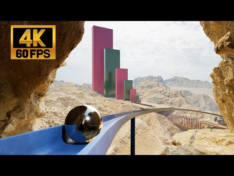 High Speed Marble Run Dominoes