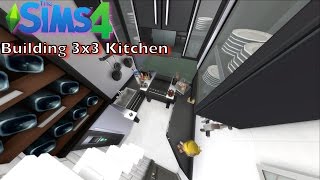The Sims 4 3x3 Room Build, 3x3 Kitchen