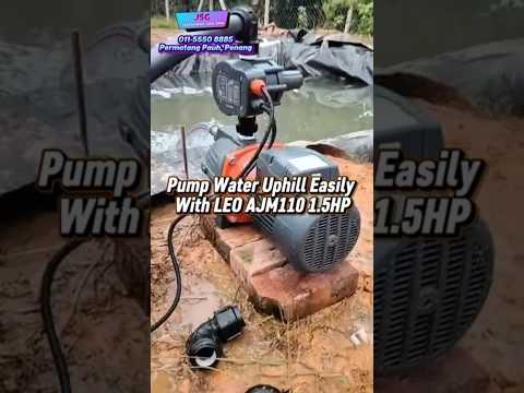 Pump water uphill easily with LEO AJM110 1.5HP