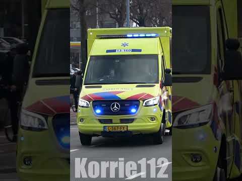 Ambulance 13-160 onder VTB naar UMCG