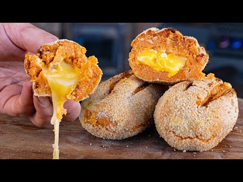 Gouda Cheese Potato Bomb - Corn Dog on the BBQ