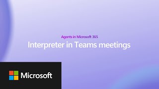 Interpreter in Teams meetings