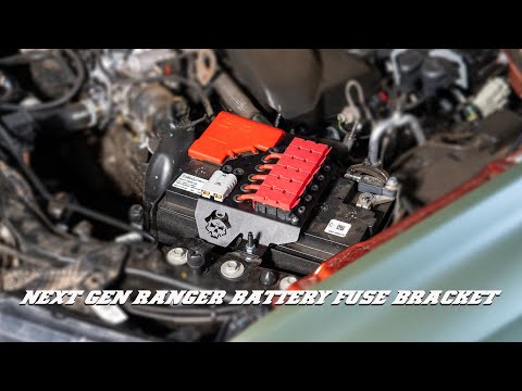 NEXT GEN FORD RANGER BATTERY FUSE MOUNT How to Install
