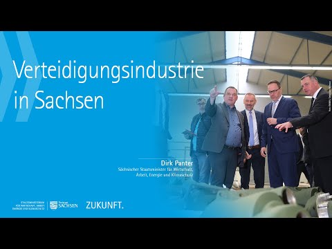 Sachsens Wirtschaftsminister Panter besucht Sicherheits- und Verteidigungsunternehmen in Sachsen