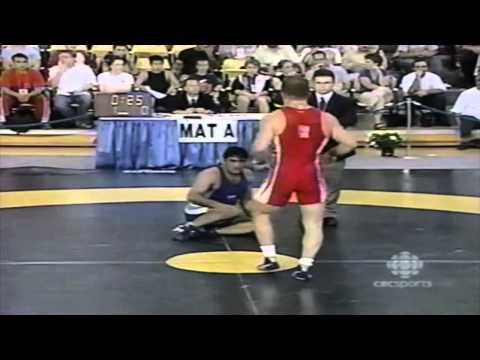 2002 World University Championships: 120 kg Final Fatih Cakiroglu (TUR) vs. Abdolreza Kargar (IRI)