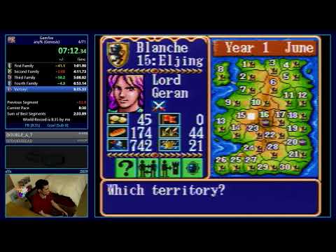 Gemfire (Genesis) Any% Speedrun in 8:23 [Former WR]