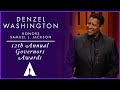 Denzel Washington honors Samuel L. Jackson at the 12th Governors Awards