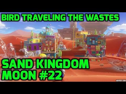 Super Mario Odyssey - Sand Kingdom Moon #22 - Bird Traveling the Wastes