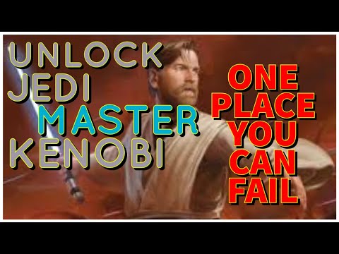 HOW TO UNLOCK JEDI MASTER KENOBI - THERE'S ACTUALLY A THREAT
