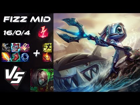 MID Fizz vs Singed - NA Grandmaster Patch 25.18