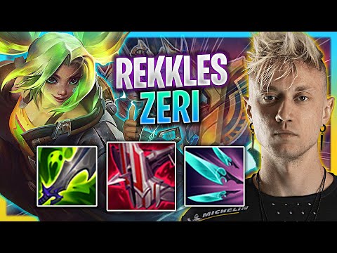 REKKLES IS SO CLEAN WITH ZERI! | FNC Rekkles Plays Zeri ADC vs Aphelios!  Season 2023