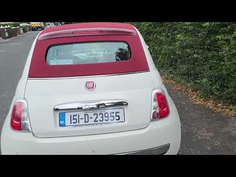 Fiat 500 Convertible 2015 Irish Car - Image 2