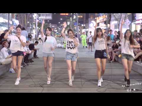 [4K] 20150728 써니데이즈(Sunny Days) 신촌 나무무대 버스킹 전체직캠 - 05.Glory Korea