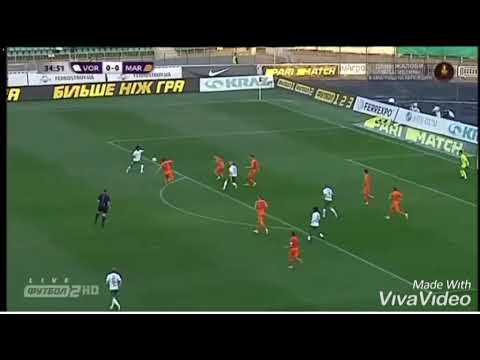 🇬🇭 Najeeb Yakubu against FC Mariupol in the 🇺🇦Ukraine Premier league today afternoon