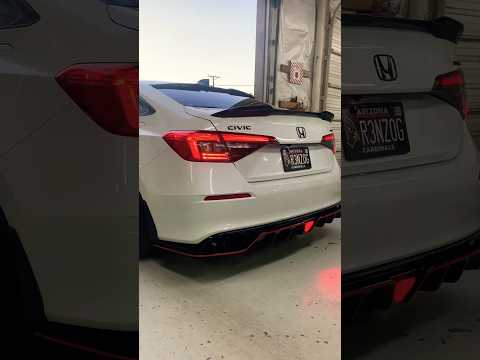 Dual exhaust Honda Civic😈 *FULLY MODDED EXTERIOR* #cars #honda #mods #modding #civic #hondacivic
