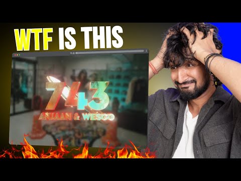 SAAT4TEEN - ANJAAN X WESCO.43 | OFFICIAL MUSIC VIDEO | PRODBY ANTARIKSH REACTION BY UJJWAL