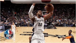 LaMarcus Aldridge - San Antonio Spurs - Russell Westbrook - Oklahoma City Thunder