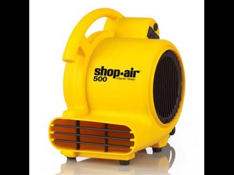 Shop-Air By Shop-Vac 500 Max CFM Air Mover Unboxing & Things You Need To Know