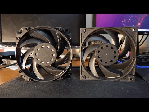 Comparação atualizada do ruído do ventilador EK Vardar EVO/X3M