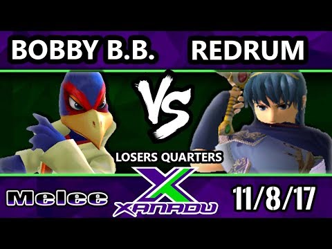 S@X 227 Melee - Bobby Big Ballz (Falco) Vs. Redrum (Marth) - Smash Melee Losers Quarters - SSBM