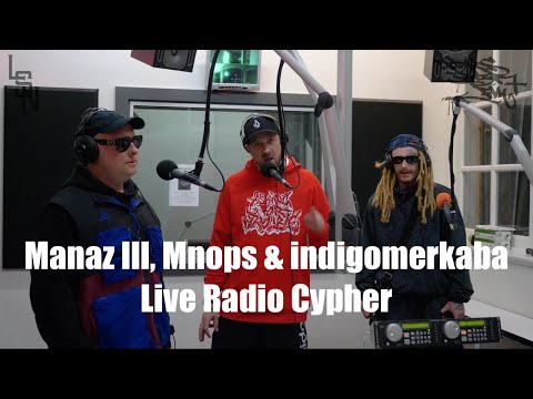 indigomerkaba x Mnops x Manaz Ill Live Cipher on BKS 93.7FM (2022)