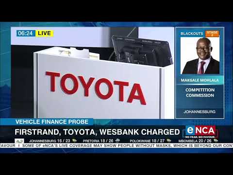 First Rand, Toyota, Wesbank charged