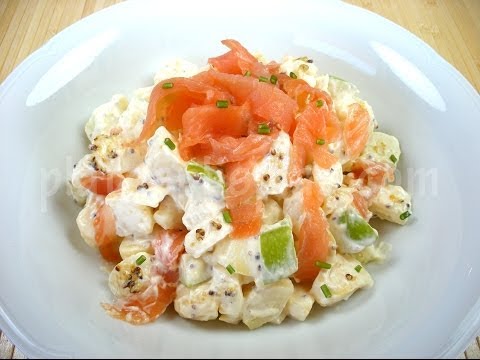 Ensaladilla de patata y salmón