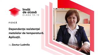  "Dependența rezistenței metalelor de temperatură  Aplicații "