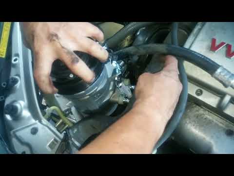 Toyota Sienna 3MZFE AC Compressor Replacement