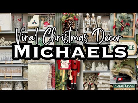 CHRISTMAS DECOR SHOP WITH ME • MICHAELS CHRISTMAS...