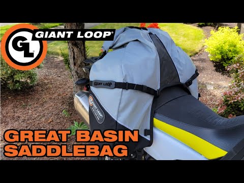 The Giant Loop Great Basin Rackless Saddlebag: 68 Liters of Soft Luggage Storage, No Racks Required