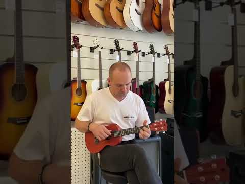 Електроакустичне укулеле Alfabeto COLORED MAHOGANY CM23EQ (Red)