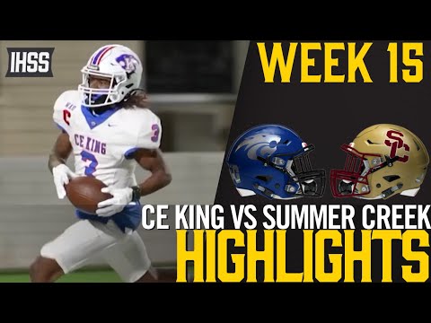 Summer Creek vs C-E King Regional Final Highlights