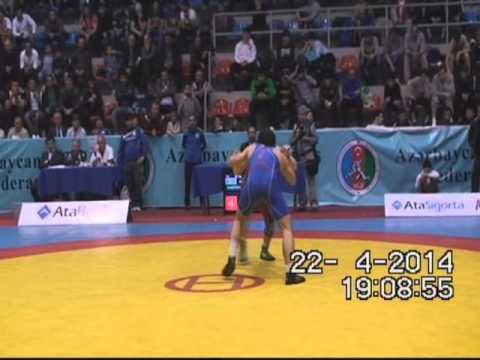 AWFCUP2014 / Ruslan Gasimov -- Mirjalal Hasanzadeh - FS junior 55 kg gold medal match