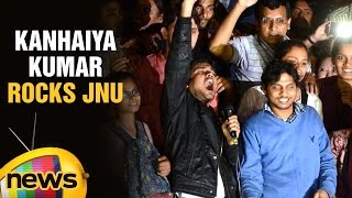 Kanhaiya Kumar Rocks JNU With Rousing Azaadi Sloga