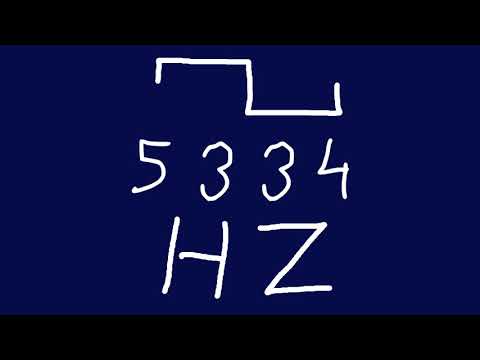 5334 hz square