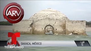 Sequía dejó al descubierto una iglesia colonial | Al Rojo Vivo