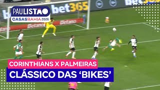 Isso é Derby! Corinthians x Palmeiras começa com uma bicicleta para cada lado