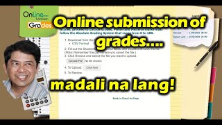 Easy online submission of grades