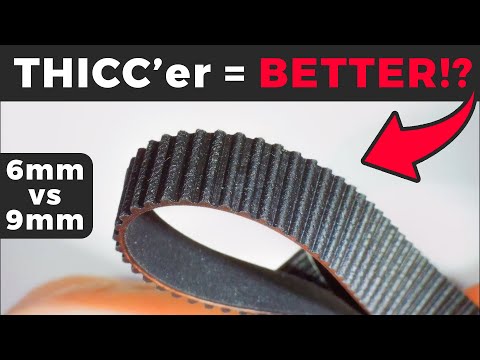Do you need WIDE BELTS on your 3D Printer? Do they stretch less? (Belt Stretching Myth)