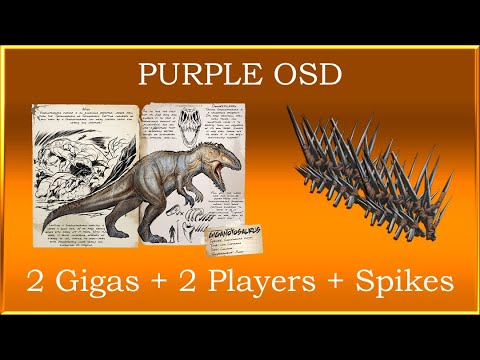 Ark Extinction - Purple OSD - Gigas + Spikes - NO MODS - PVE